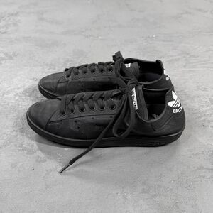Adidas x Balenciaga Stan Smith Black "Worn Out" Leather Sneakers EU 39, US M 6